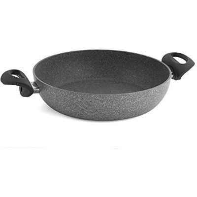 ZWILLING Ballarini Italia Srl -Tradiz Cortina Granitium Eco pan met 2 handgrepen, 24 cm ZWILLING Ballarini Italia Srl -Tradiz Cortina Granitium Eco pan met 2 handgrepen, 24 cm