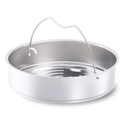 Fissler / Insert à Vapeur (Ø 22 Cm) Pour Autocuiseur En Acier Inoxydable, Non Perforé, Avec Trépied Fissler / Insert à Vapeur (Ø 22 Cm) Pour Autocuiseur En Acier Inoxydable, Non Perforé, Avec Trépied