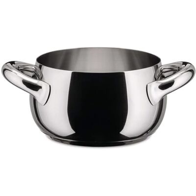 Alessi SG101/24 Mami Kookpan van roestvrij staal 18/10 glanzend 25,5 cm Alessi SG101/24 Mami Kookpan van roestvrij staal 18/10 glanzend 25,5 cm
