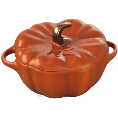 STAUB pompoen ovenschaal, soepbord, cocotte keramiek kleur: kaneel volume: 0,5 liter STAUB pompoen ovenschaal, soepbord, cocotte keramiek kleur: kaneel volume: 0,5 liter