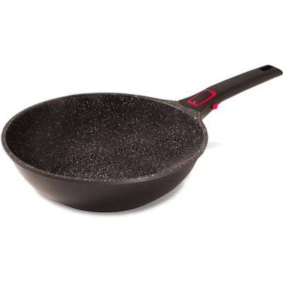 Baumalu Wokpan, 30 cm, graniet Pro keramiek Baumalu Wokpan, 30 cm, graniet Pro keramiek