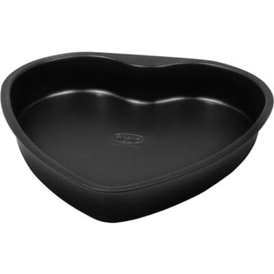 Dr. Oetker Dr Oetker Hart Cakevorm van roestvrij staal Valentijnsdag dessert, antiaanbaklaag, zwart, 24 x 3,5 cm Dr. Oetker Dr Oetker Hart Cakevorm van roestvrij staal Valentijnsdag dessert, antiaanbaklaag, zwart, 24 x 3,5 cm