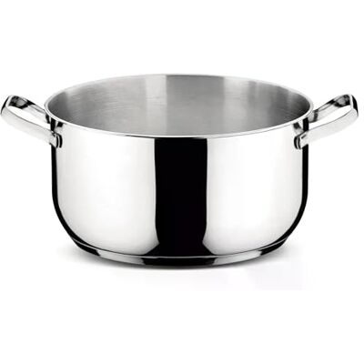 Lagostina Sfiziosa Holle steelpan, 4,56 liter, roestvrij staal, grijs Lagostina Sfiziosa Holle steelpan, 4,56 liter, roestvrij staal, grijs