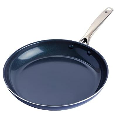 Blue Diamond Keramische Koekenpan 28 cm Geschikt voor inductie en vaatwasmachinebestendig Gezonde antiaanbaklaag zonder PFAS Blue Diamond Keramische Koekenpan 28 cm Geschikt voor inductie en vaatwasmachinebestendig Gezonde antiaanbaklaag zonder PFAS