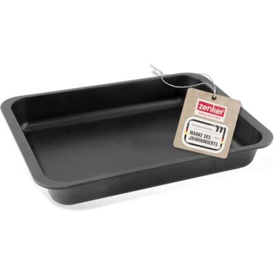 Zenker Special Cooking bakvorm van plaatstaal, 40 x 29 x 6 cm Perfecte maat voor 4 vaste zakken, antiaanbaklaag, tot 230 °C, eenvoudige reiniging, Made in Germany Zenker Special Cooking bakvorm van plaatstaal, 40 x 29 x 6 cm Perfecte maat voor 4 vaste zakken, antiaanbaklaag, tot 230 °C, eenvoudige reiniging, Made in Germany