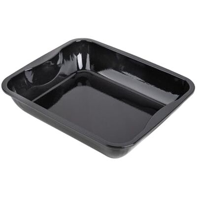 Zenker 7203 XXL geëmailleerde ovenschaal, rechthoekig, braadpan, rechthoekige schaal, ovenschaal, geëmailleerd staal, zwart, 40 x 34 x 8 cm Zenker 7203 XXL geëmailleerde ovenschaal, rechthoekig, braadpan, rechthoekige schaal, ovenschaal, geëmailleerd staal, zwart, 40 x 34 x 8 cm