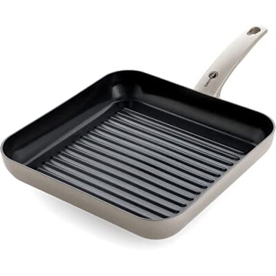 GreenPan Cambridge Gezonde Keramische Non-Stick 28cm Vierkante Bakplaat Pan, PFAS Gratis, Inductie, Vaatwasserveilig, Brons GreenPan Cambridge Gezonde Keramische Non-Stick 28cm Vierkante Bakplaat Pan, PFAS Gratis, Inductie, Vaatwasserveilig, Brons