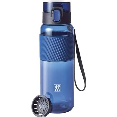 ZWILLING Drinkfles, multifunctioneel, BPA-vrij, Tritan, blauw, 680 ml ZWILLING Drinkfles, multifunctioneel, BPA-vrij, Tritan, blauw, 680 ml