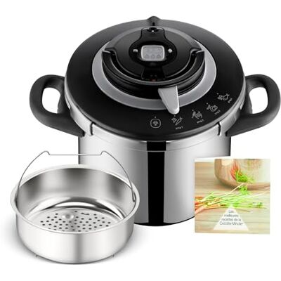 SEB Clipso Chef snelkookpan, 4 programma's, 8 l SEB Clipso Chef snelkookpan, 4 programma's, 8 l