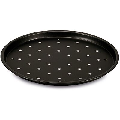 Guardini Pizza&Mania, pizzapan, 32 cm, staal met antiaanbaklaag, zwart Guardini Pizza&Mania, pizzapan, 32 cm, staal met antiaanbaklaag, zwart