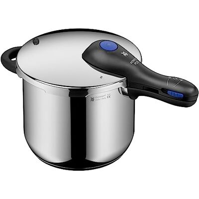 WMF Perfect Plus One Pot Inductie-snelkookpan, 6,5 l, stoomkoker met vlambescherming, groot kooksignaal, 2 kookstanden, afneembare dekselgreep WMF Perfect Plus One Pot Inductie-snelkookpan, 6,5 l, stoomkoker met vlambescherming, groot kooksignaal, 2 kookstanden, afneembare dekselgreep