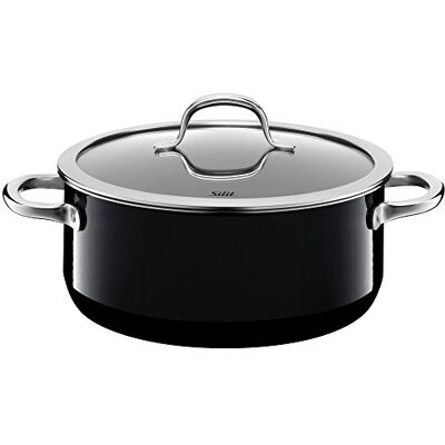 Silit Braadpan, 24 cm, zwart Silit Braadpan, 24 cm, zwart
