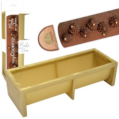 ScrapCooking Scrap Cooking 2970 siliconen vorm kerstboomstam 25 cm ScrapCooking Scrap Cooking 2970 siliconen vorm kerstboomstam 25 cm