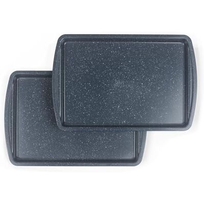 Russell Hobbs Nightfall Stone Kookplaat, 38,5 x 25,5 cm, 2 stuks Russell Hobbs Nightfall Stone Kookplaat, 38,5 x 25,5 cm, 2 stuks