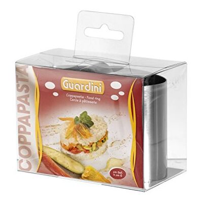 Guardini Accessori, Bakcirkel ovaal met zuiger 9x5 cm, roestvrij staal, kleur zilver Guardini Accessori, Bakcirkel ovaal met zuiger 9x5 cm, roestvrij staal, kleur zilver