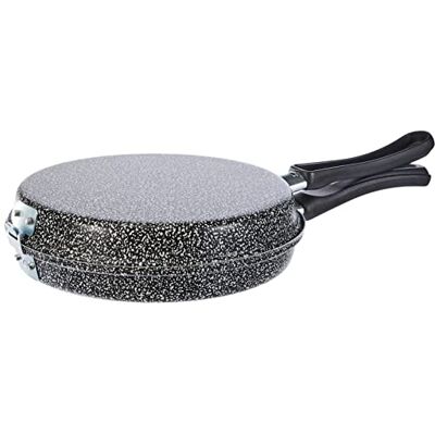 Home anti-aanbak-spatel, steen, zwart/zilver, 22 cm Home anti-aanbak-spatel, steen, zwart/zilver, 22 cm