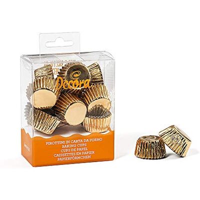 Decora 0339792 Gold 180 Goede bakvormen 27 x 17 mm Carta da Forno Decora 0339792 Gold 180 Goede bakvormen 27 x 17 mm Carta da Forno