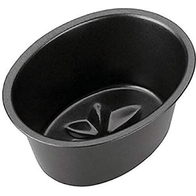 IBILI 824600 Moka voedselvormen, staal, 18,5 x 12 x 4,5 cm, zwart, 2 stuks IBILI 824600 Moka voedselvormen, staal, 18,5 x 12 x 4,5 cm, zwart, 2 stuks