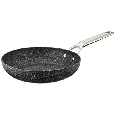 Monix Mineral Pan van gesmeed aluminium, antiaanbaklaag, met steen, PFOA-vrij, moderne inductie, 28 cm, steen Monix Mineral Pan van gesmeed aluminium, antiaanbaklaag, met steen, PFOA-vrij, moderne inductie, 28 cm, steen