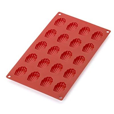 Lékué 0620620R01M022 bakvorm voor mini-Madeleine, 20 verdiepingen, platina-siliconen Lékué 0620620R01M022 bakvorm voor mini-Madeleine, 20 verdiepingen, platina-siliconen