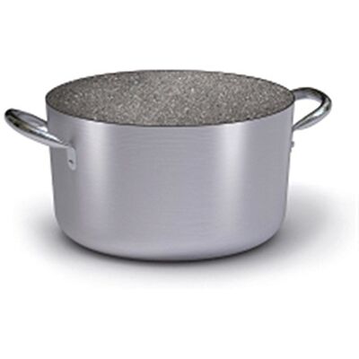BALLARINI Braadpan met antiaanbaklaag, aluminium met 2 handgrepen, diameter 28 cm, grijs, 2800 BALLARINI Braadpan met antiaanbaklaag, aluminium met 2 handgrepen, diameter 28 cm, grijs, 2800
