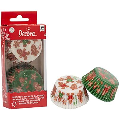 Decora 0339874 GINGERBREAD FAMILY broodjes, 50 x 32 mm, 36 stuks Decora 0339874 GINGERBREAD FAMILY broodjes, 50 x 32 mm, 36 stuks