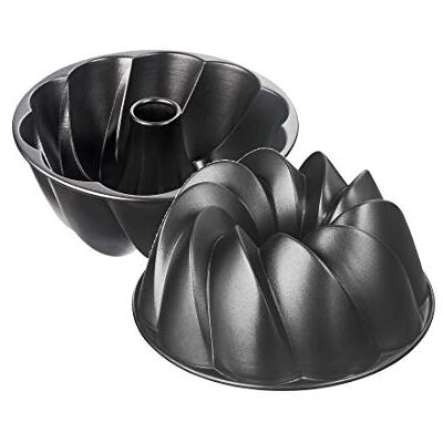 Kaiser Inspiration taartvorm mooi design diameter: 25 cm – met oppervlaktestructuur van gegoten aluminium, effen, bronskleurig, gegoten aluminium, zwart, 25,5 x 25,5 x 11,5 cm Kaiser Inspiration taartvorm mooi design diameter: 25 cm – met oppervlaktestructuur van gegoten aluminium, effen, bronskleurig, gegoten aluminium, zwart, 25,5 x 25,5 x 11,5 cm