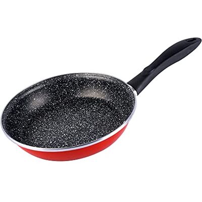 Magefesa K2 Rode koekenpan 24 cm van gehard staal voor buiten, kleur rood. Antiaanbaklaag, versterkt, steeneffect, geschikt voor alle warmtebronnen, speciaal voor inductie. 50% besparing Magefesa K2 Rode koekenpan 24 cm van gehard staal voor buiten, kleur rood. Antiaanbaklaag, versterkt, steeneffect, geschikt voor alle warmtebronnen, speciaal voor inductie. 50% besparing