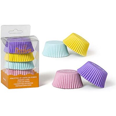 Decora , 0339743 muffinvormen pastelkleuren, verschillende praktische vormen voor het bakken, presenteren en geven van muffins, bestand tot 220 graden, in praktische blisterverpakking. Decora , 0339743 muffinvormen pastelkleuren, verschillende praktische vormen voor het bakken, presenteren en geven van muffins, bestand tot 220 graden, in praktische blisterverpakking.