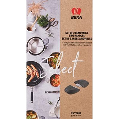 Beka line Select 13608044 hefboomset, afneembaar, grijs, 2 stuks Beka line Select 13608044 hefboomset, afneembaar, grijs, 2 stuks