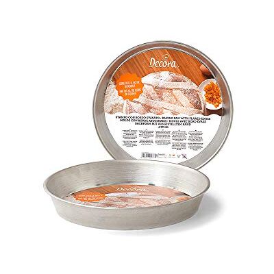 Decora , 0060820 pastiera bakvorm Ø 20 x 4 cm hoog, van vertind plaatstaal, verdeelt de warmte gelijkmatig, ideaal voor langzaam koken, gemaakt in Italië. Decora , 0060820 pastiera bakvorm Ø 20 x 4 cm hoog, van vertind plaatstaal, verdeelt de warmte gelijkmatig, ideaal voor langzaam koken, gemaakt in Italië.