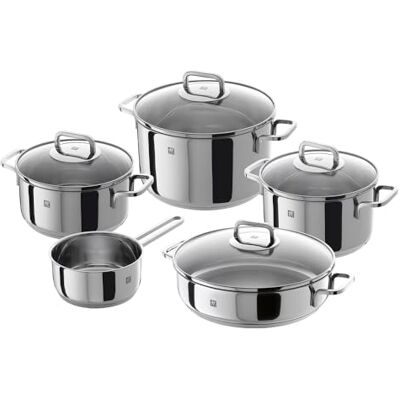 ZWILLING Quadro Keukengerei-set, 5-delig, roestvrij staal, 1 cm ZWILLING Quadro Keukengerei-set, 5-delig, roestvrij staal, 1 cm