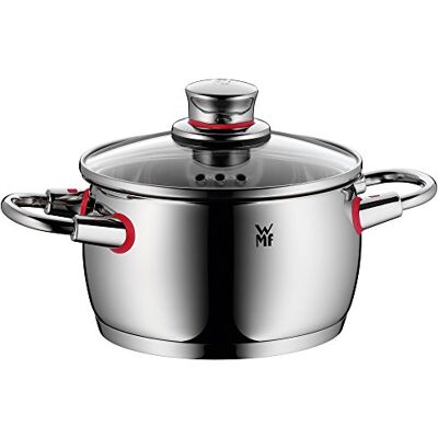 WMF 775166380 hoge kookpan, roestvrij staal, zilver, 16 cm, 19,5 x 16,6 x 12,5 cm WMF 775166380 hoge kookpan, roestvrij staal, zilver, 16 cm, 19,5 x 16,6 x 12,5 cm