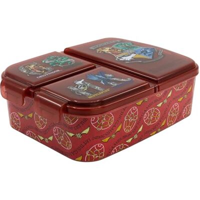 Stor Harry Potter lunchbox voor kinderen, 3 vakken Stor Harry Potter lunchbox voor kinderen, 3 vakken