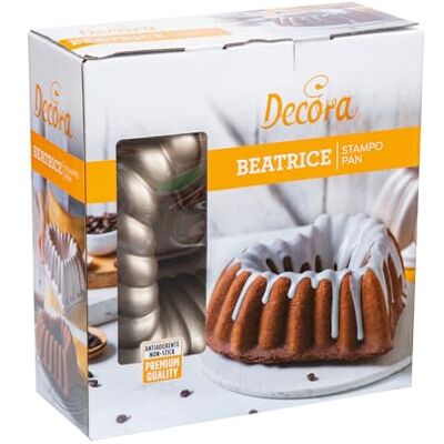 Decora 0080110 Broodbakvorm 28 x 27 x 10 H cm van gegoten aluminium Decora 0080110 Broodbakvorm 28 x 27 x 10 H cm van gegoten aluminium