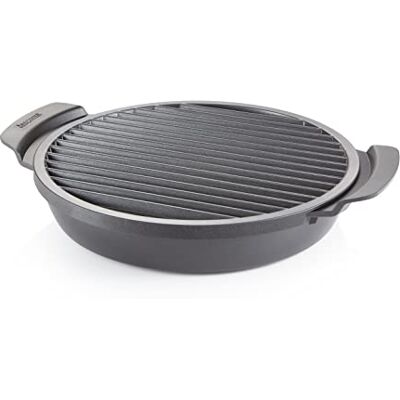Tescoma 601266 grillpan zonder rook, geschikt voor barbecue, premium serie Tescoma 601266 grillpan zonder rook, geschikt voor barbecue, premium serie
