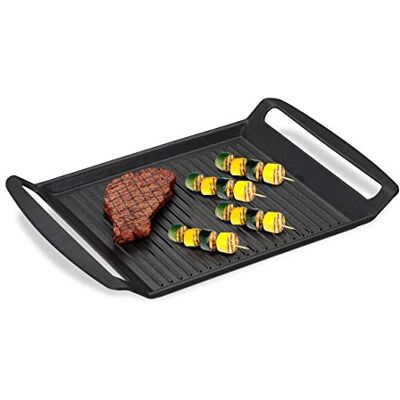 Relaxdays Grillplaat, gas- en elektrische oven, voor grillen, groenten en vis; anti-aanbaklaag, b x d 23 x 26 cm Relaxdays Grillplaat, gas- en elektrische oven, voor grillen, groenten en vis; anti-aanbaklaag, b x d 23 x 26 cm