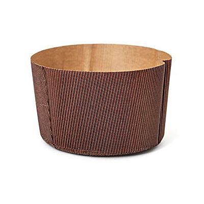 Decora Set van 5 Canasta Bakverpakkingen van Ovenpapier, Cellulose, Bruin, Ø 13 x H 9,5 cm Decora Set van 5 Canasta Bakverpakkingen van Ovenpapier, Cellulose, Bruin, Ø 13 x H 9,5 cm
