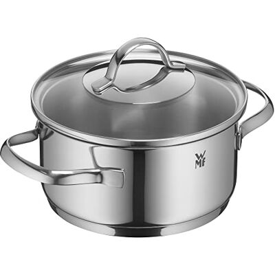 WMF 721166380 kookpan, laag, roestvrij staal, zilver, 16 cm, 23,5 x 21,5 x 12,5 cm WMF 721166380 kookpan, laag, roestvrij staal, zilver, 16 cm, 23,5 x 21,5 x 12,5 cm
