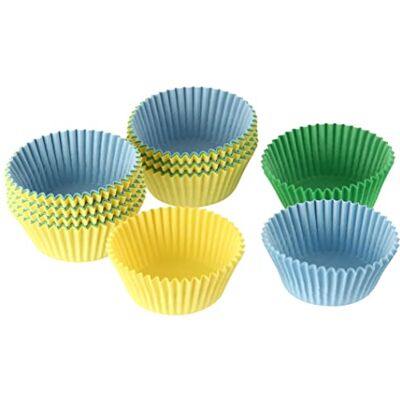 Dr. Oetker 1812 bakpapier, vorm 5 cm, 150 stuks, geel-groen-blauw, 5 x 5 x 2 cm Dr. Oetker 1812 bakpapier, vorm 5 cm, 150 stuks, geel-groen-blauw, 5 x 5 x 2 cm