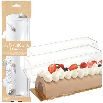 ScrapCooking 2 bakvormen voor Kerstmis 2 halfstijve & herbruikbare pvc-vormen Lengte 30 cm Accessoires voor gebak Kerstdessert Met Recept 1960 ScrapCooking 2 bakvormen voor Kerstmis 2 halfstijve & herbruikbare pvc-vormen Lengte 30 cm Accessoires voor gebak Kerstdessert Met Recept 1960