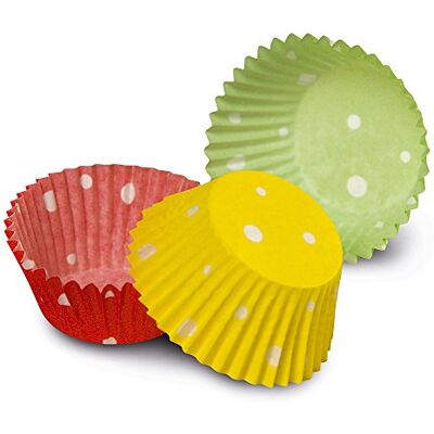 Guardini Easy Bake 100 stuks kleurrijke taartvormen 7 cm Guardini Easy Bake 100 stuks kleurrijke taartvormen 7 cm