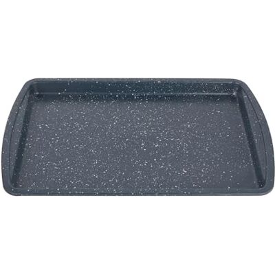 Russell Hobbs RH00998EU Nightfall Stone bakplaat, antiaanbaklaag, 38 cm, ovenschaal van koolstofstaal, rechthoekig, PFOA-vrij, ovenvast tot 220 °C, aardappelfrietbak Russell Hobbs RH00998EU Nightfall Stone bakplaat, antiaanbaklaag, 38 cm, ovenschaal van koolstofstaal, rechthoekig, PFOA-vrij, ovenvast tot 220 °C, aardappelfrietbak