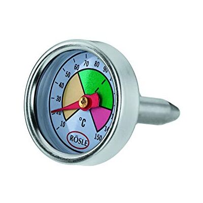 RÖSLE SILENCE hoogwaardige dekselthermometer voor pannen van Silence temperatuurbereik tot +120 °C RÖSLE SILENCE hoogwaardige dekselthermometer voor pannen van Silence temperatuurbereik tot +120 °C