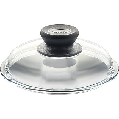Berndes Rond Pyrex-glazen deksel, 16 cm, transparant, vaatwasmachinebestendig en magnetronbestendig Berndes Rond Pyrex-glazen deksel, 16 cm, transparant, vaatwasmachinebestendig en magnetronbestendig