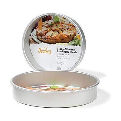 Decora 0062631 professionele bakvorm, aluminium, rond, diameter 15 x 5 H, metaal, 15 x 5 cm Decora 0062631 professionele bakvorm, aluminium, rond, diameter 15 x 5 H, metaal, 15 x 5 cm