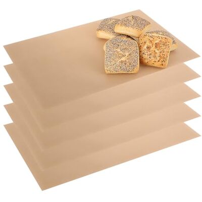 com-four ® 5 x permanente bakfolie van teflon, bakpapier ovenvast tot 260 °C, op maat te snijden ovenfolie met antiaanbaklaag com-four ® 5 x permanente bakfolie van teflon, bakpapier ovenvast tot 260 °C, op maat te snijden ovenfolie met antiaanbaklaag