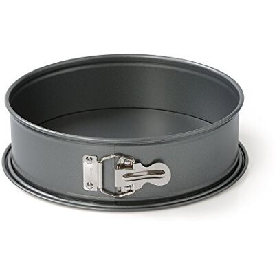 Kaiser Gourmet Moule à charnière rond avec fond plat 26 cm Anti-fuite Anti-adhésif Résistant à la chaleur jusqu'à 230 °C Kaiser Gourmet Moule à charnière rond avec fond plat 26 cm Anti-fuite Anti-adhésif Résistant à la chaleur jusqu'à 230 °C