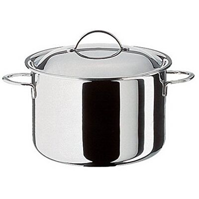 Spring 0285540624 kristallen pot met deksel, roestvrij staal, 17,8 x 32 x 33,6 cm, zilverkleurig Spring 0285540624 kristallen pot met deksel, roestvrij staal, 17,8 x 32 x 33,6 cm, zilverkleurig