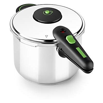 Monix Presto Set van 2 snelkookplaten, 4 + 6 l, roestvrij staal 18/10, compatibel met alle warmtebronnen, inductie inbegrepen Monix Presto Set van 2 snelkookplaten, 4 + 6 l, roestvrij staal 18/10, compatibel met alle warmtebronnen, inductie inbegrepen